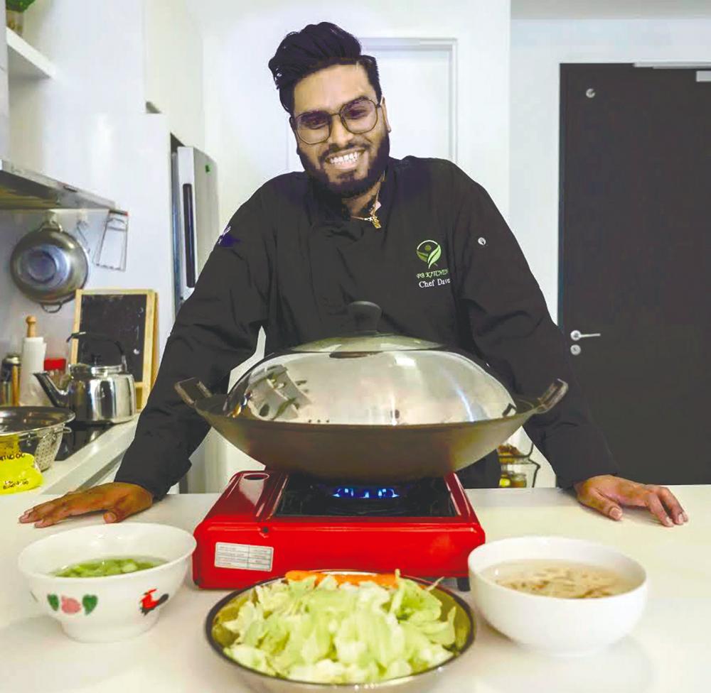 Dave is now a vegan ambassador to six brands and collaborates with 30 companies to produce plant-based meals. – AMIRUL SYAFIQ/THESUN