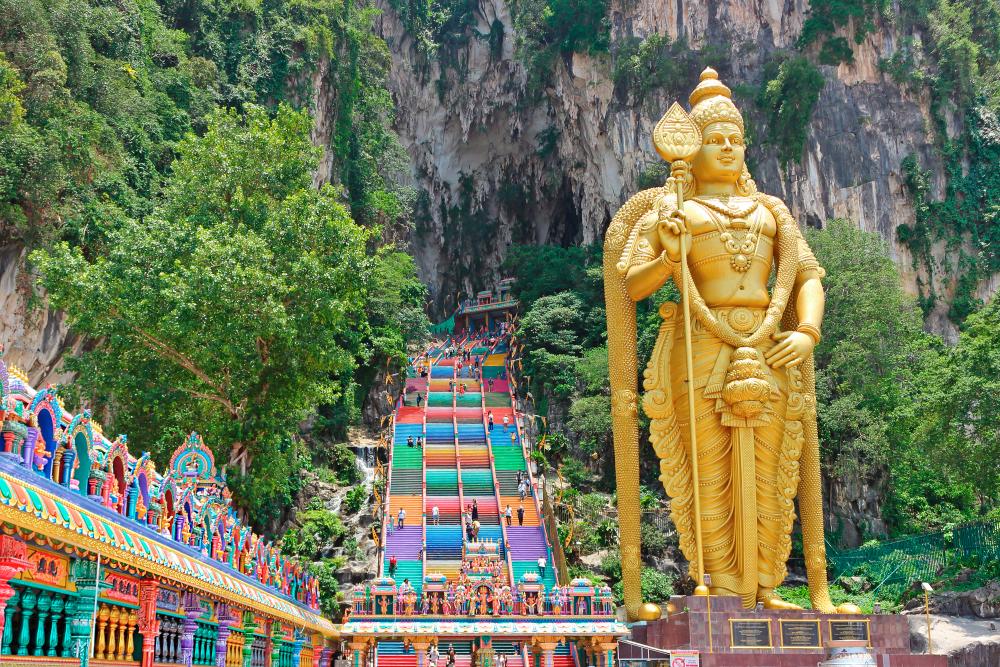 Batu Caves is ready to welcome over a million worshippers and tourists for the festival. – 123RF