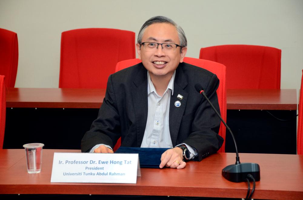 UTAR President Ir Prof Dr Ewe Hong Tat