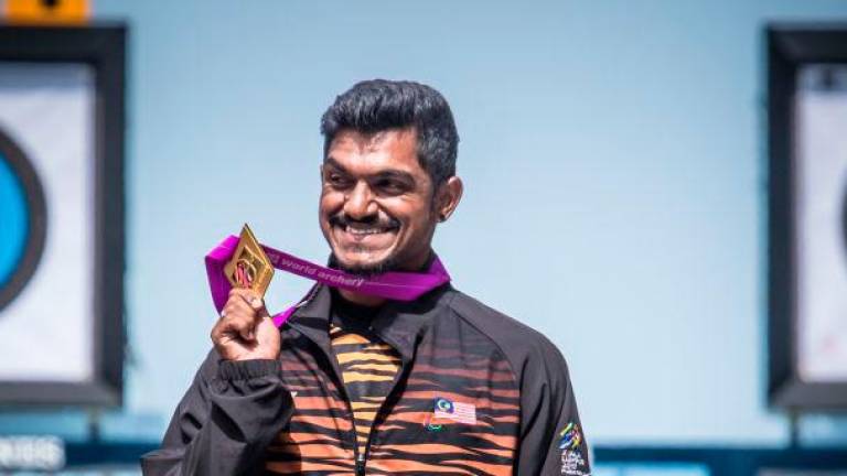 Malaysia’s Suresh Selvathamby wins para world title at first world championships//theSunpix