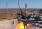 This handout video grab taken and released on August 9, 2022 by the Russian Space Agency Roscosmos shows the Soyuz-2.1b rocket carrying the Khayyam satellite blasting off from a launchpad at the Baikonur Cosmodrome/AFPPix