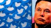 FILE PHOTO: An image of Elon Musk is seen on a smartphone placed on printed Twitter logos in this picture illustration taken April 28, 2022. REUTERSPIX