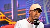 FILE PHOTO: Formula One F1 - Singapore Grand Prix - Marina Bay Street Circuit, Singapore - October 1, 2022 Mercedes’ Lewis Hamilton during a press conference after qualifying in third place REUTERSPIX
