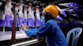 The manufacturing sector consisting of petroleum, chemicals, rubber and plastic products contributed 36.1 per cent. REUTERSPIX