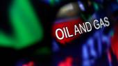 ‘Oil and Gas’ words and stock graph are seen through magnifier displayed in this illustration. – Reuterspix