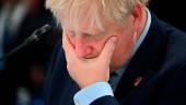 Britain’s Prime Minister Boris Johnson gestures ahead of a meeting of The North Atlantic Council during the NATO summit at the Ifema congress centre in Madrid, on June 30, 2022. AFPPIX