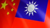 Chinese and Taiwanese flags are seen in this illustration, August 6, 2022. REUTERSPIX