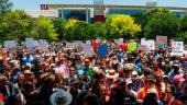 People protest against gun laws near the National Rifle Association (NRA) annual convention in Houston, Texas, U.S. May 27, 2022. REUTERSpix
