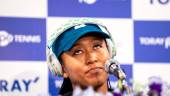 Naomi Osaka of Japan attends a press conference at the start of the Pan Pacific Open tennis tournament in Tokyo on September 19, 2022. AFPPIX