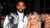 Tristan Thompson (left) and Khloe Kardashian in happier times. – Reuters