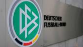 The logo of Germany’s DFB football association is seen at it’s headquarters in Frankfurt, Germany, Jun 28, 2018. REUTERSPIX