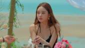 Song Ji-A during her controversial appearance on ‘Single’s Inferno’. – Netflix