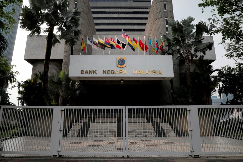 FILE PHOTO: A general view of the Central Bank of Malaysia (Bank Negara Malaysia) in Kuala Lumpur, Malaysia, July 31, 2019. - REUTERSPIX