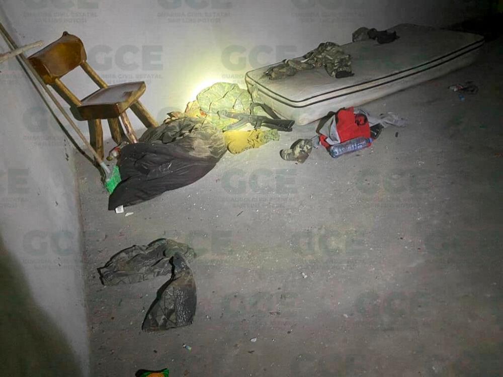 Items lie on the ground aftermath of an operation, where alleged criminals were arrested, and at least dozen killed, according to authorities, in the municipality of Rayon, San Luis Potosi, Mexico/REUTERSPix