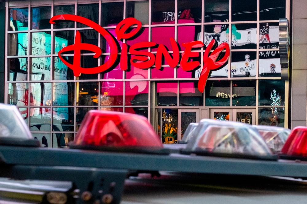 The logo of the Times Square Disney store is seen in Times Square, New York City, U.S. December 5, 2019. REUTERSPIX