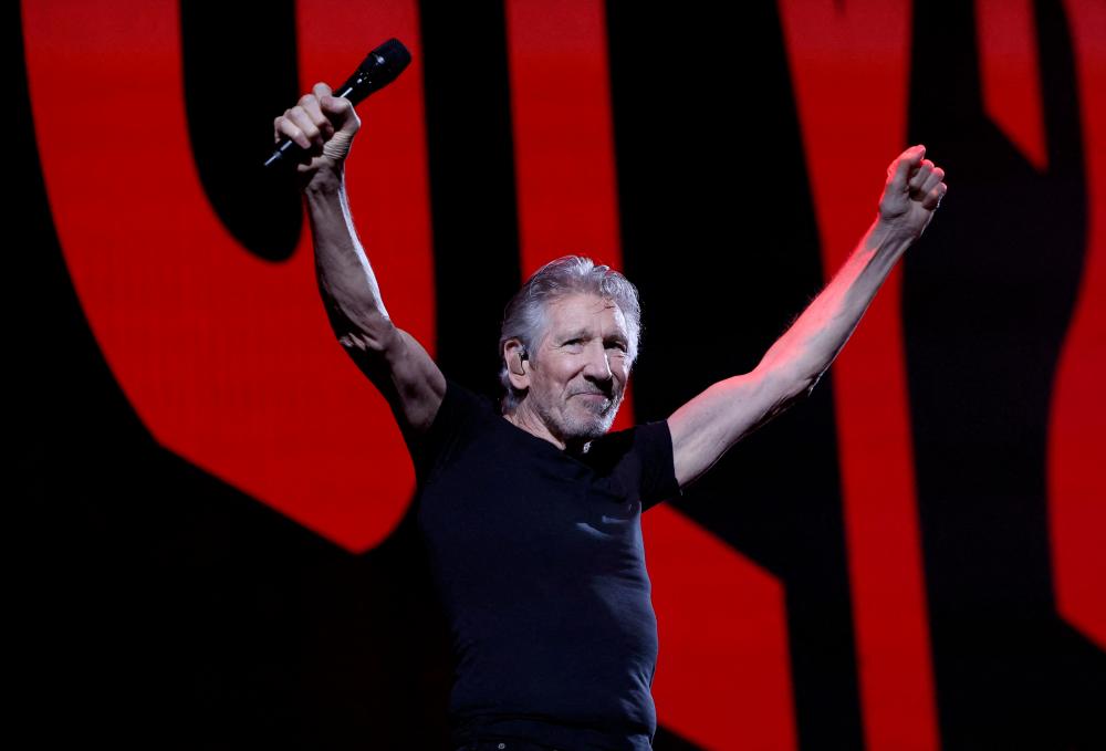 Pink Floyd co-founder Roger Waters performs during his This Is Not a Drill tour at Crypto.com Arena in Los Angeles, California, U.S., September 27, 2022. REUTERSPIX