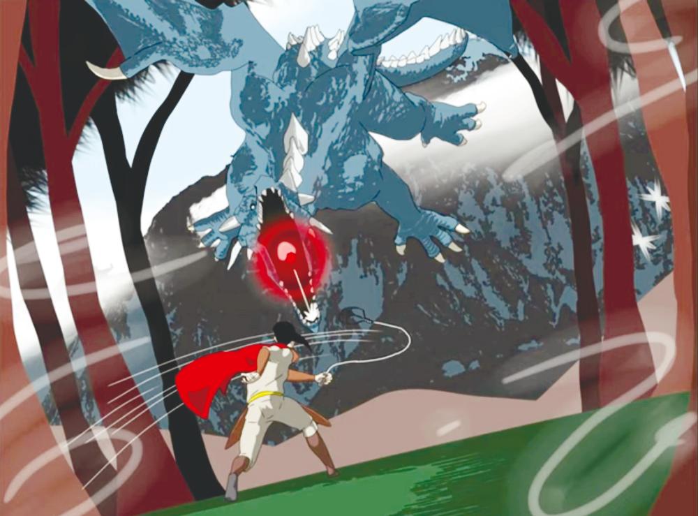 $!A screenshot of the Fredo’s animated story. The prince and the dragon