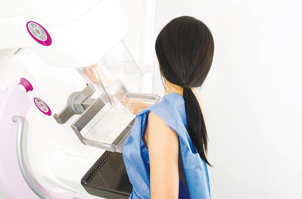 $!If you’re worried about mammograms being painful, ask your doctor if they have a system that allows you to control the pressure of the mammogram. – 123RF
