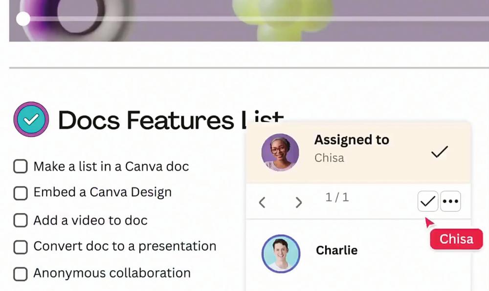 The Beta for Canva Docs is launching later this year.