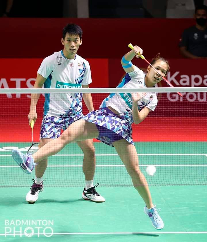 National mixed doubles player, Chan Peng Soon (left) wants his combination with Cheah Yee See (right) to be more forceful in the Masters Malaysia which will begin tomorrow until Sunday (July 10). Credit: @BadmintonPhoto