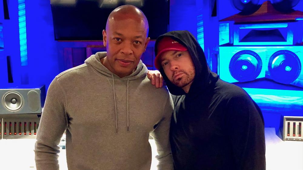 $!(right) Dr Dre played an instrumental role in realising Eminem’s career. – YOUTUBE