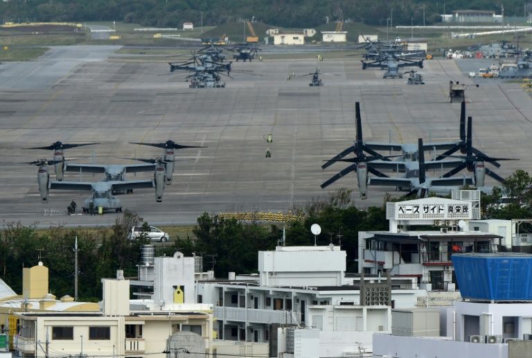 Okinawa residents have for years called for the relocation of a US base to somewhere else in Japan. — AFP
