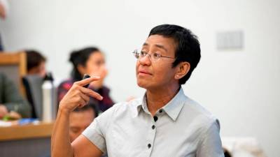 Maria Ressa was awarded the Nobel Peace Prize for 2021.