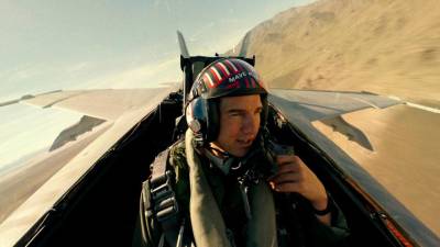 Tom Cruise in a scene from the upcoming film ‘Top Gun: Maverick’. – Paramount