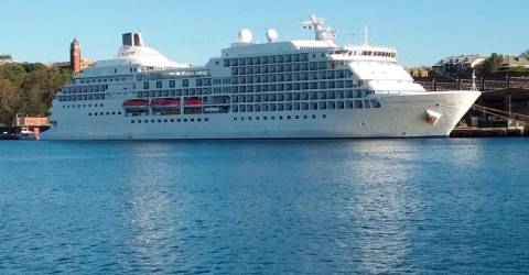 Passengers evacuated after fire on cruise ship in Sydney