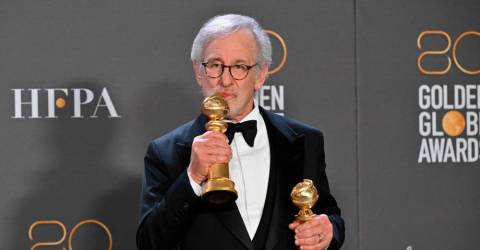 Spielberg wins big as Golden Globes make comeback