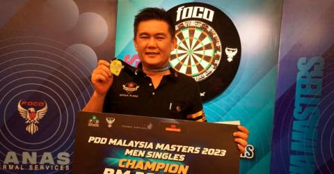 谭明夺得 PDD 马来西亚大师赛 2023 年单打冠军