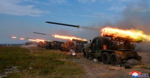 N Korea fired artillery barrage overnight, Seoul says