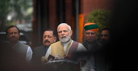 Modi woos Indian voters with infrastructure push and tax cuts