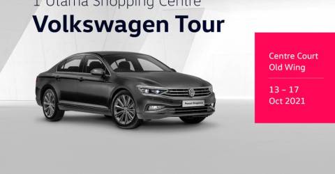 VW Tour di mall menawarkan diskon, test drive