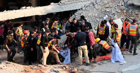 Peshawar mosque bombing death toll rises to 100, police look into security lapse