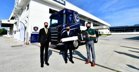Pengiriman Euro 5 Scania pertama di Malaysia