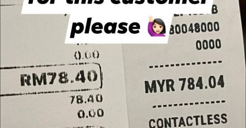 Kafe Bukit Jalil mencari pelanggan yang membayar lebih RM700