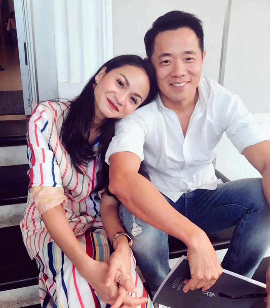 $!(left) Sharifah Amani with Sepet co-star Ng Choo Seong. – SHARIFAH AMANI