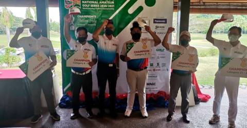 Cinq champions de Sabah se qualifient pour la finale nationale au Forest City Golf Resort