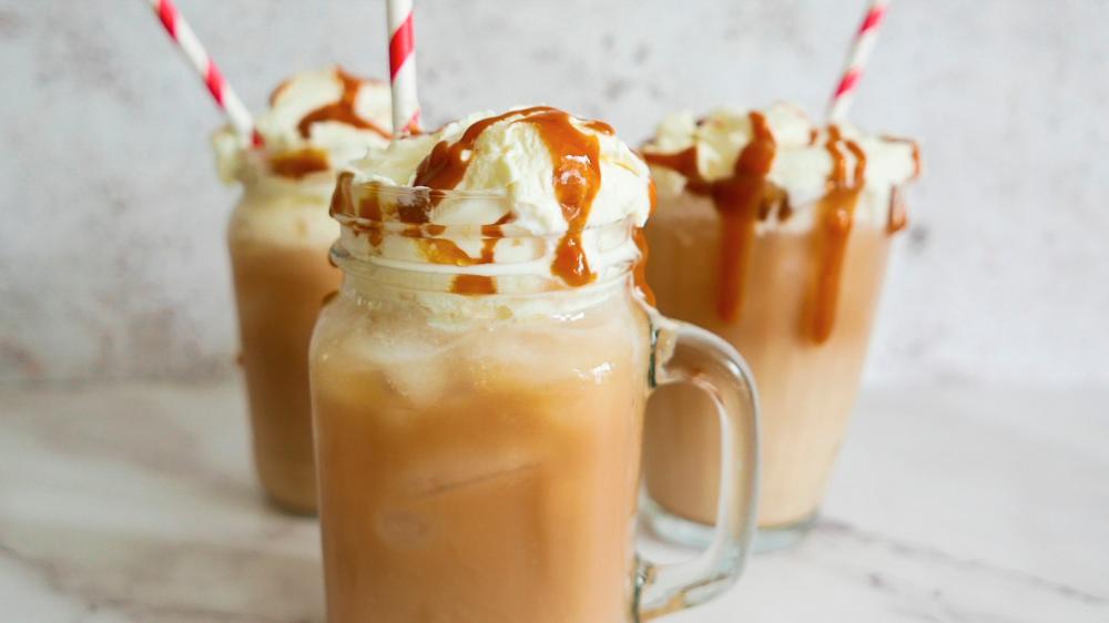 $!Salted caramel iced coffee. – MASHED