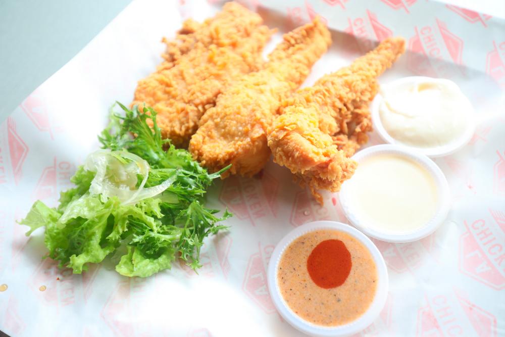 $!Juicy and spicy chicken tenders.
