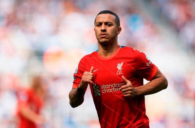 Liverpool’s Thiago, Fabinho in travelling squad for Champions League final