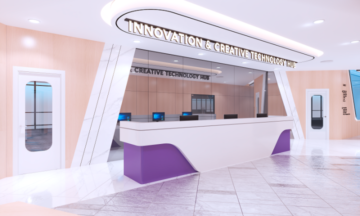 The Faculty of Creative Art and Design proudly unveiled its state-of-the-art facilities, embodying innovation and creativity.
