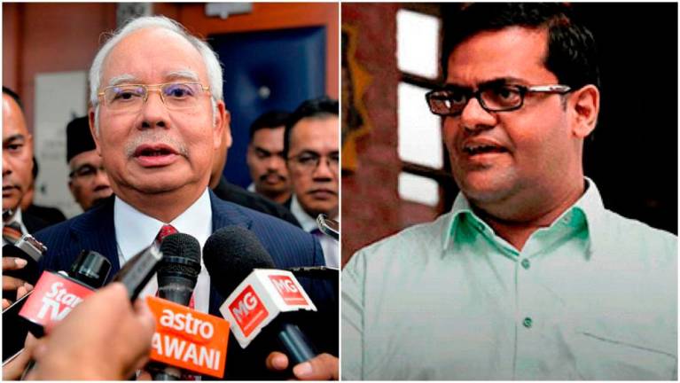 Najib (L), and Deepak