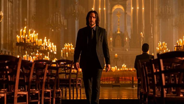 Keanu Reeves reprises his role as the inventive assassin. – Lionsgate
