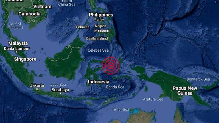 Moderate earthquake detected in southern Maluku Sea, Indonesia