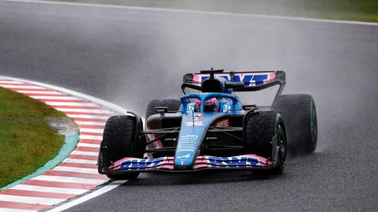Formula One F1 - Japanese Grand Prix - Suzuka Circuit, Suzuka, Japan - October 7, 2022 Alpine’s Fernando Alonso in action during practice REUTERSPIX