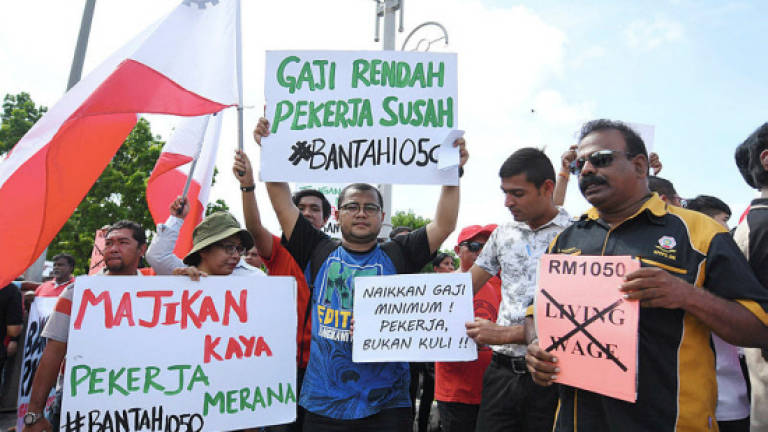 Cabinet to review RM50 minimum wage hike after protest