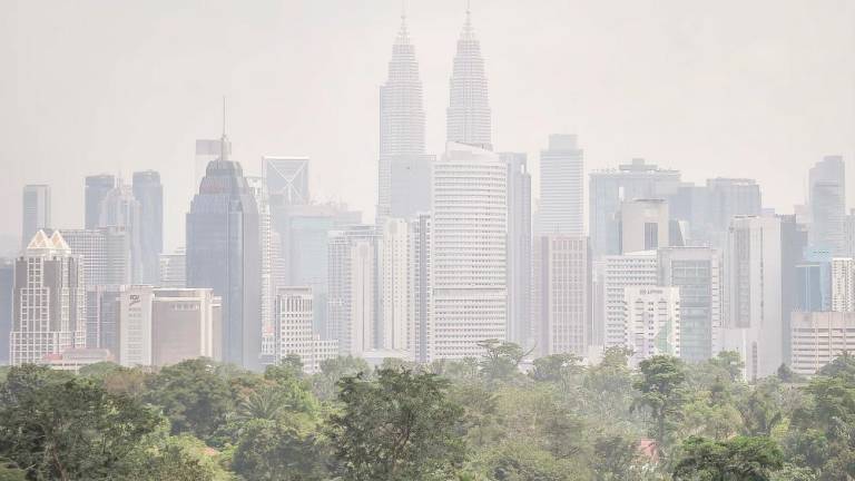 The DOE will coordinate with other agencies to take necessary measures to tackle the haze problem. Adib Rawi Yahya/THESUNpix