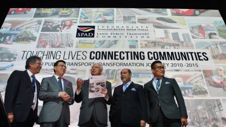 Future transport plans need to be more commuter centric and responsive, says Najib